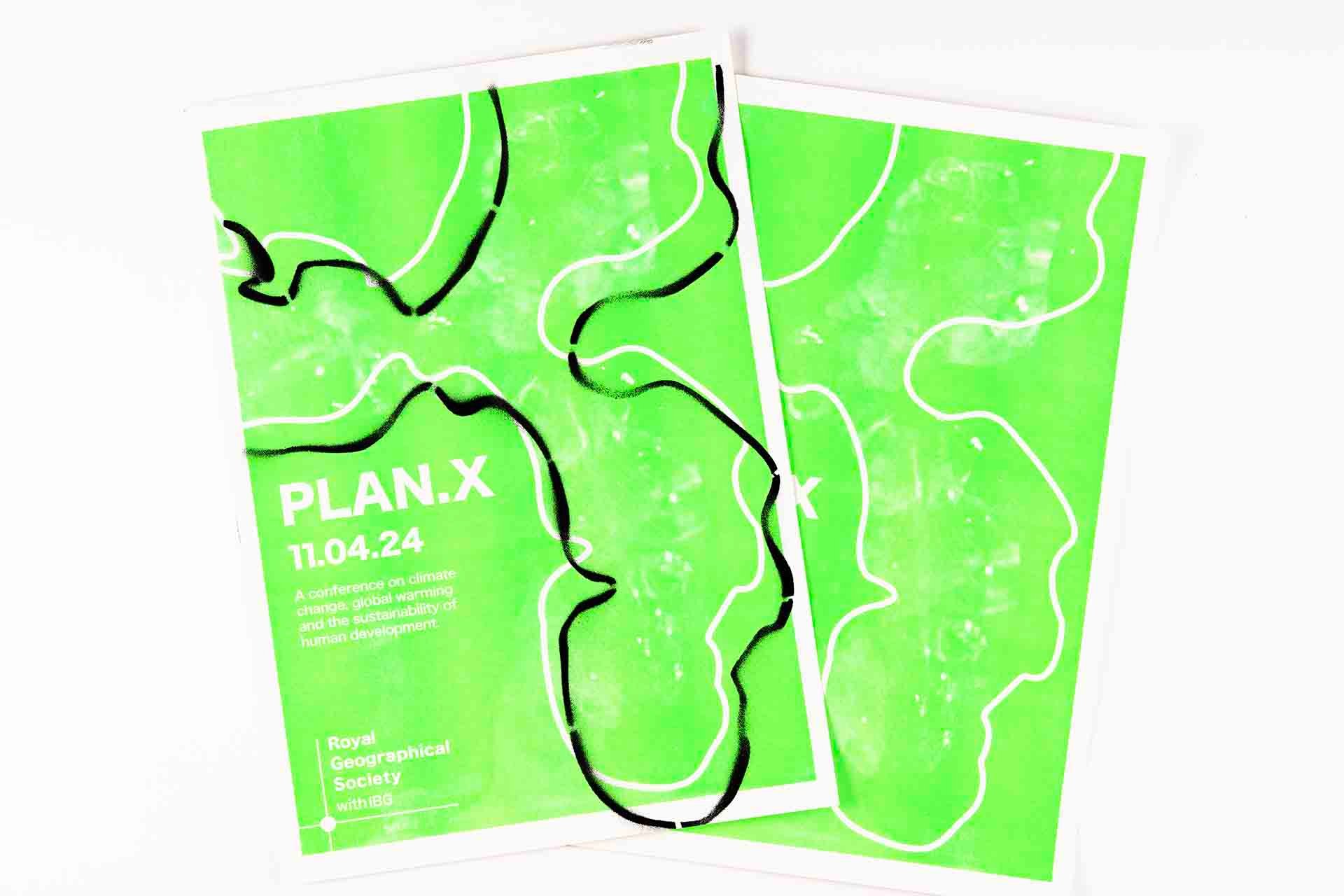 Riso printed posters