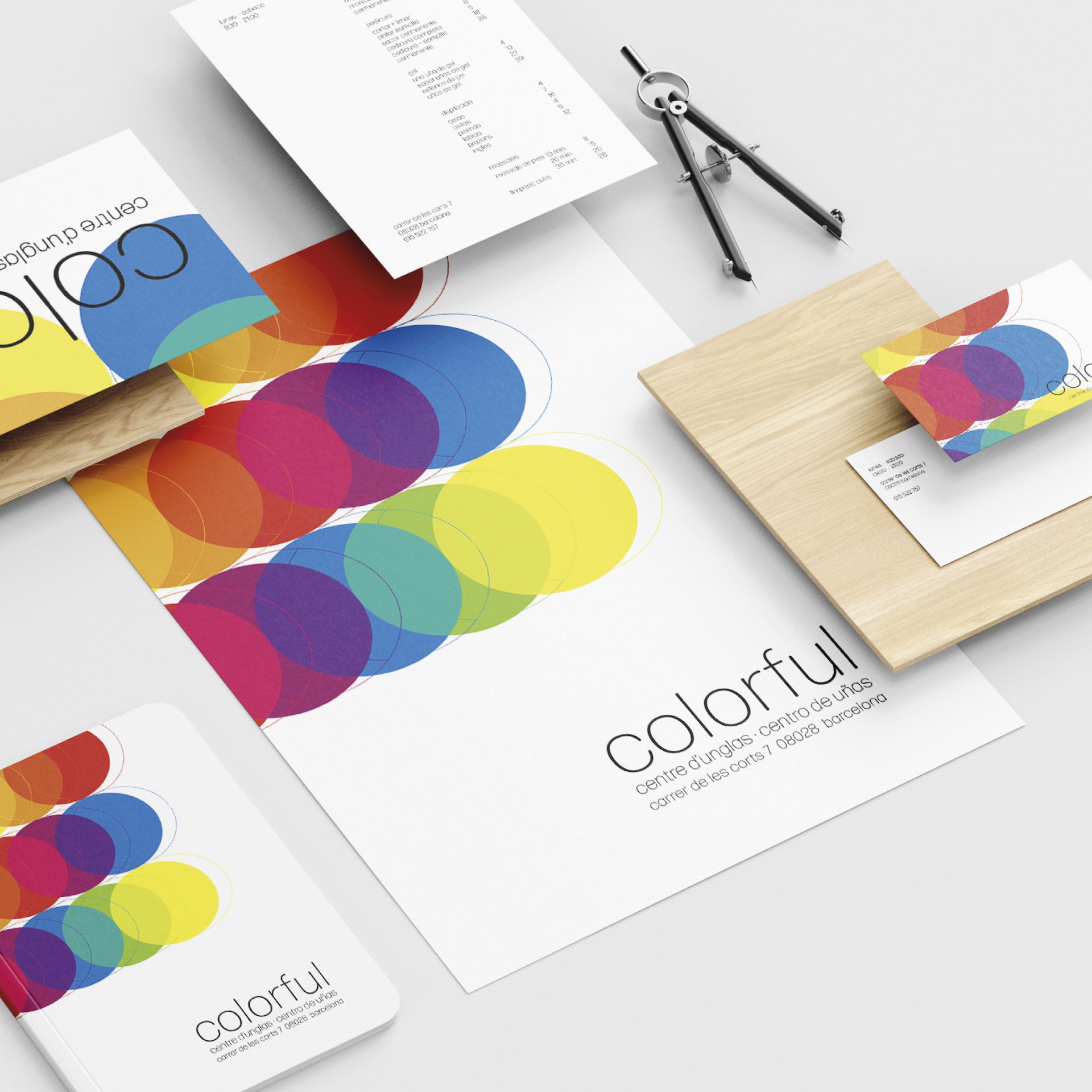 Colorful Centro de Uñas Re-Branding