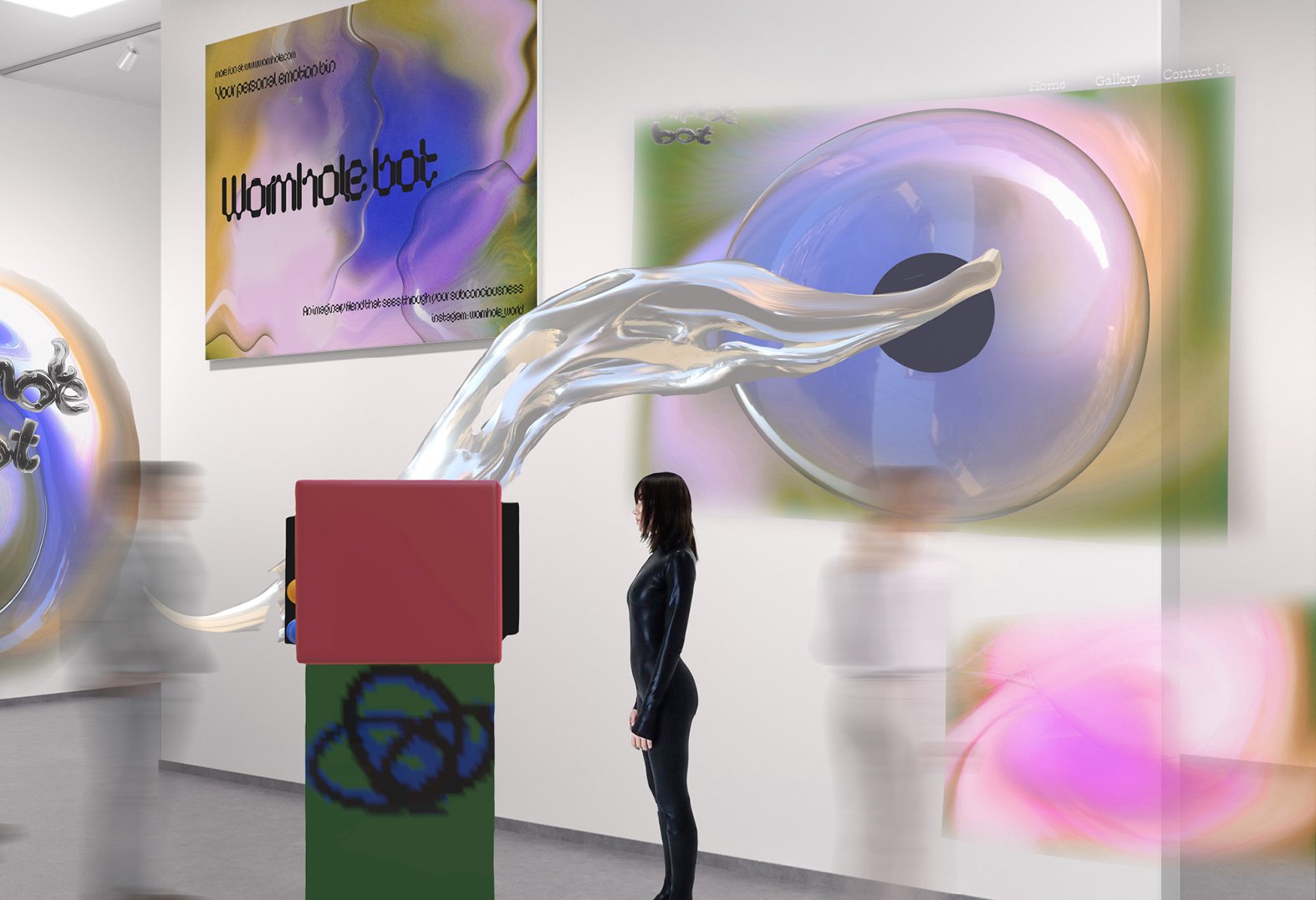 Assumed exhibition scene 