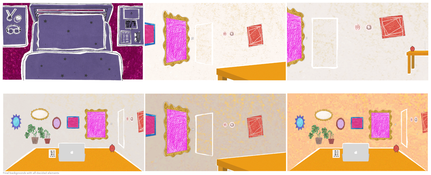 Final constructed backgrounds