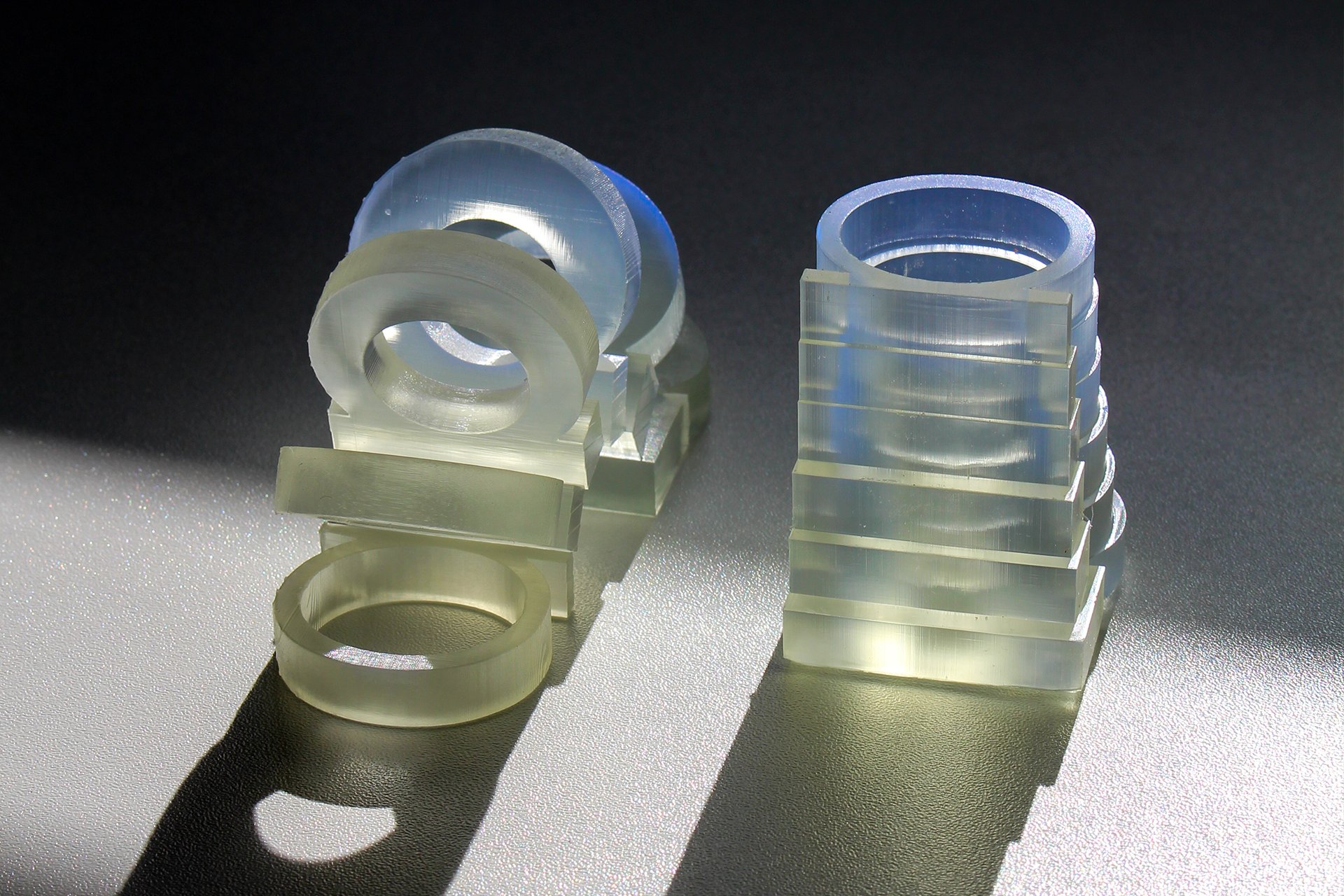 An outcome was a 3D printed model in clear resin. 