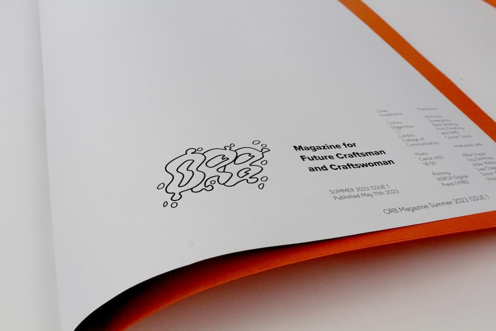 ORB Magazine ISSUE 1 Screen printing Edition 