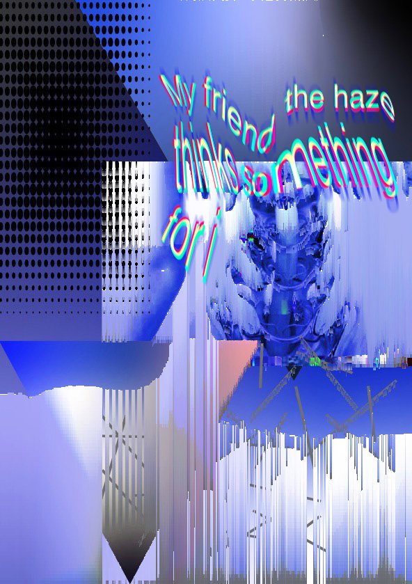 Sample poster outcome from the first process of Wormhole Bot