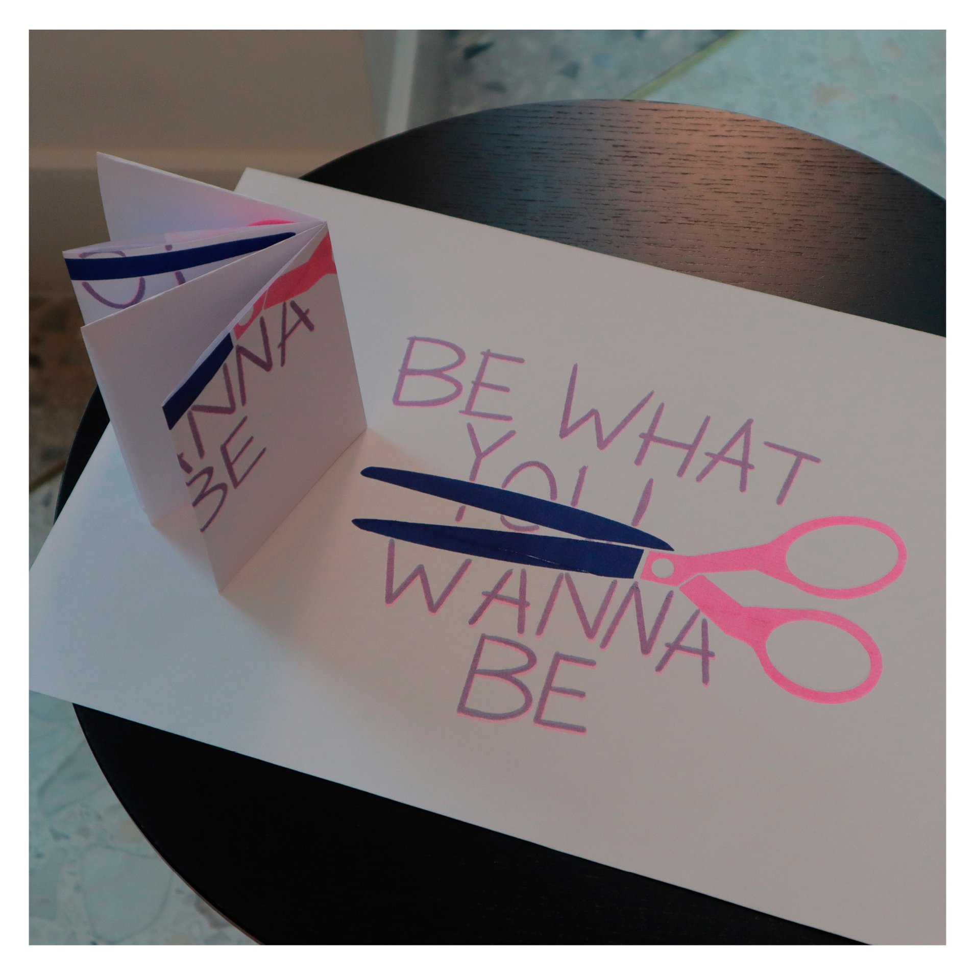 Video that presents how the back of the zine works.