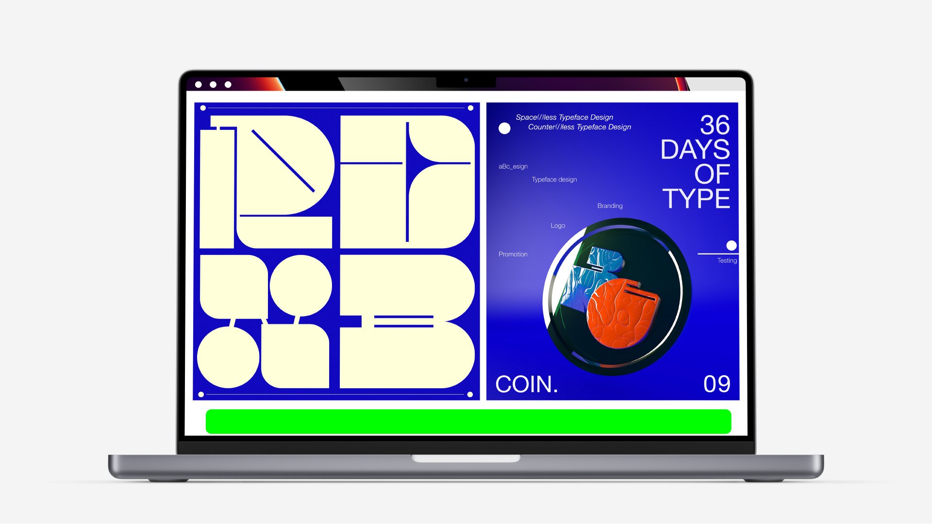 Space(/)less, Counter(/)less Typeface